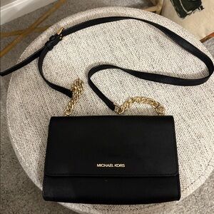 Black Purse with Wristlet Clutch Michael Kors